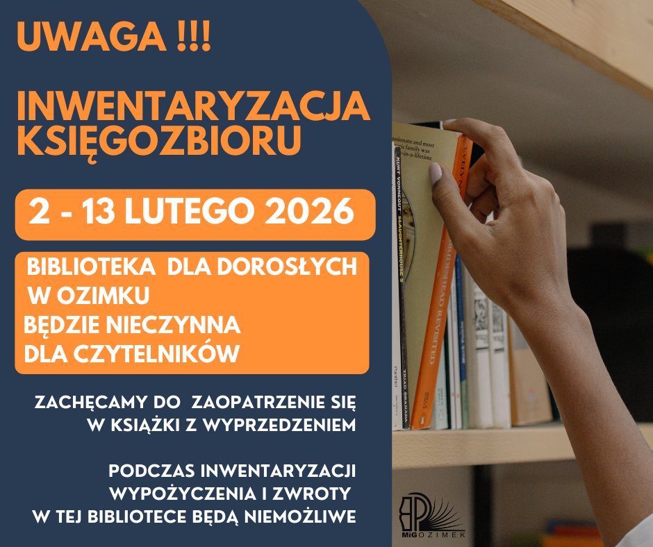 Grafika informacyjna z treścią z ogłoszenia